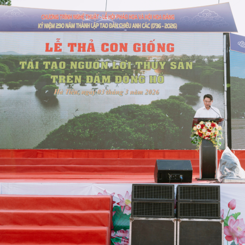 Phường Hà Tiên (An Giang): Thả Hơn 1 Triệu Con Giống Tái Tạo Nguồn Lợi Thủy Sản Tại Đầm Đông Hồ